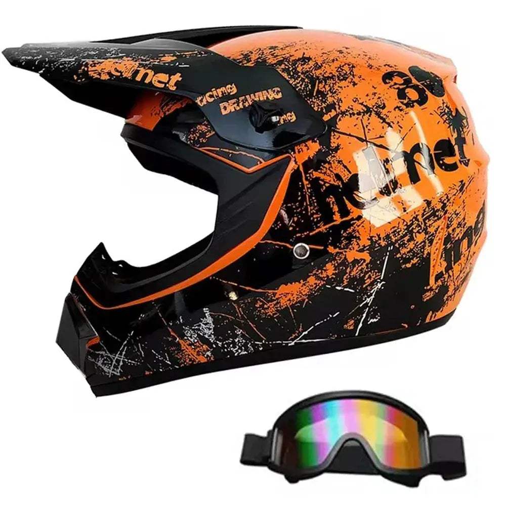 Kids Motocross Helmet Full Face Safety For Off Road Adventures - ToylandEU