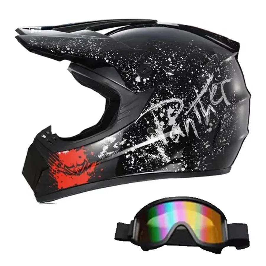 Kids Motocross Helmet Full Face Safety For Off Road Adventures - ToylandEU