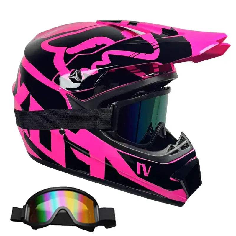 Kids Motocross Helmet Full Face Safety For Off Road Adventures - ToylandEU