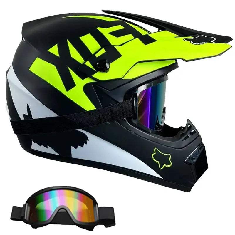 Kids Motocross Helmet Full Face Safety For Off Road Adventures - ToylandEU