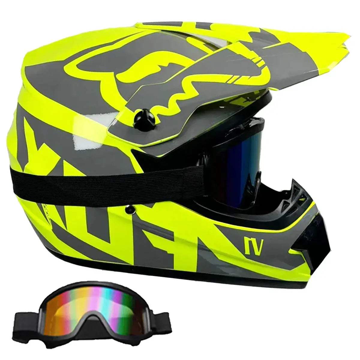 Kids Motocross Helmet Full Face Safety For Off Road Adventures - ToylandEU
