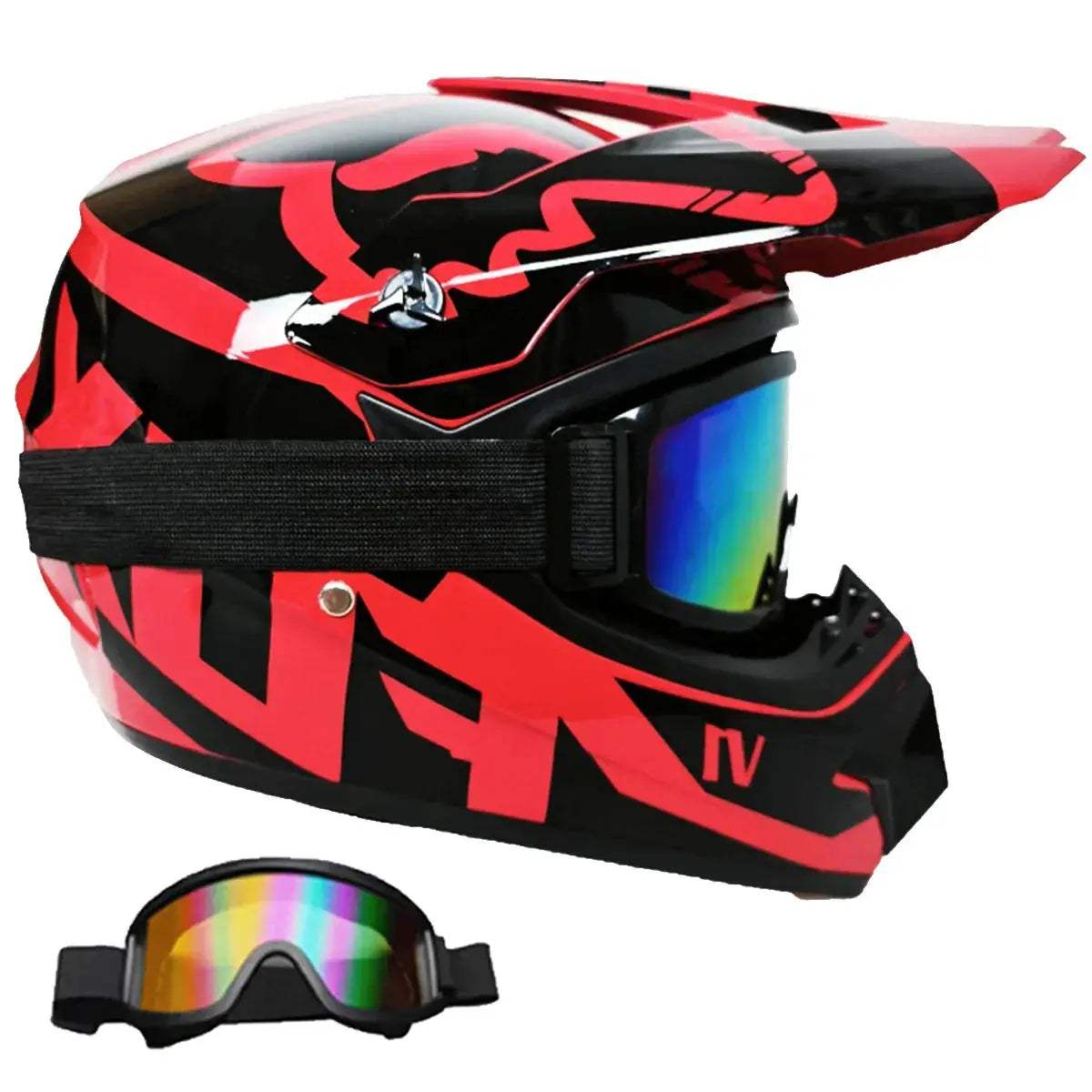 Kids Motocross Helmet Full Face Safety For Off Road Adventures - ToylandEU