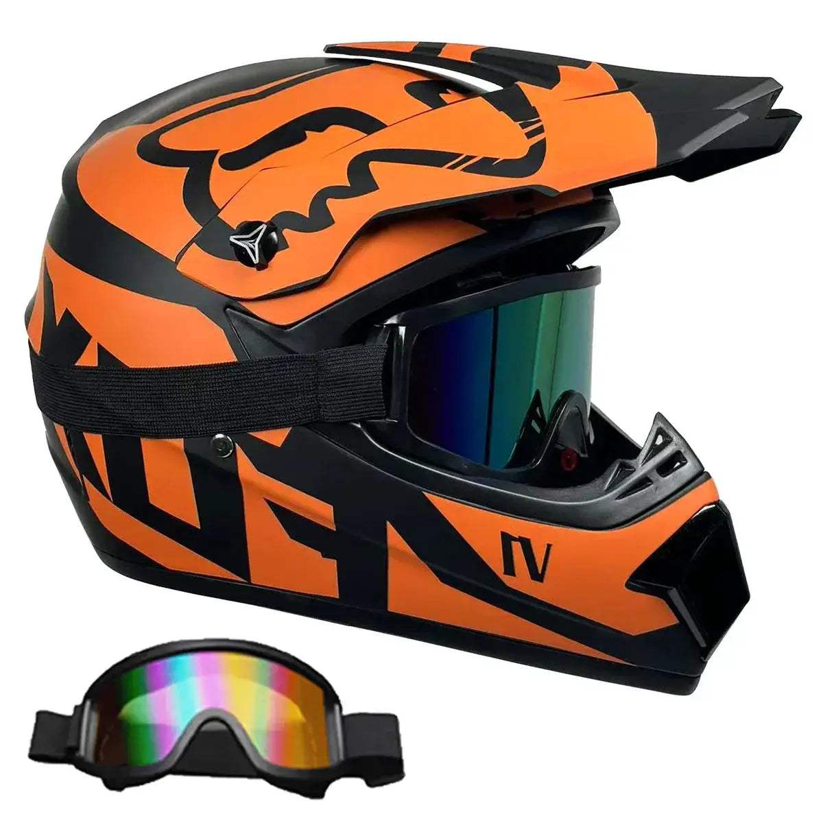 Kids Motocross Helmet Full Face Safety For Off Road Adventures - ToylandEU