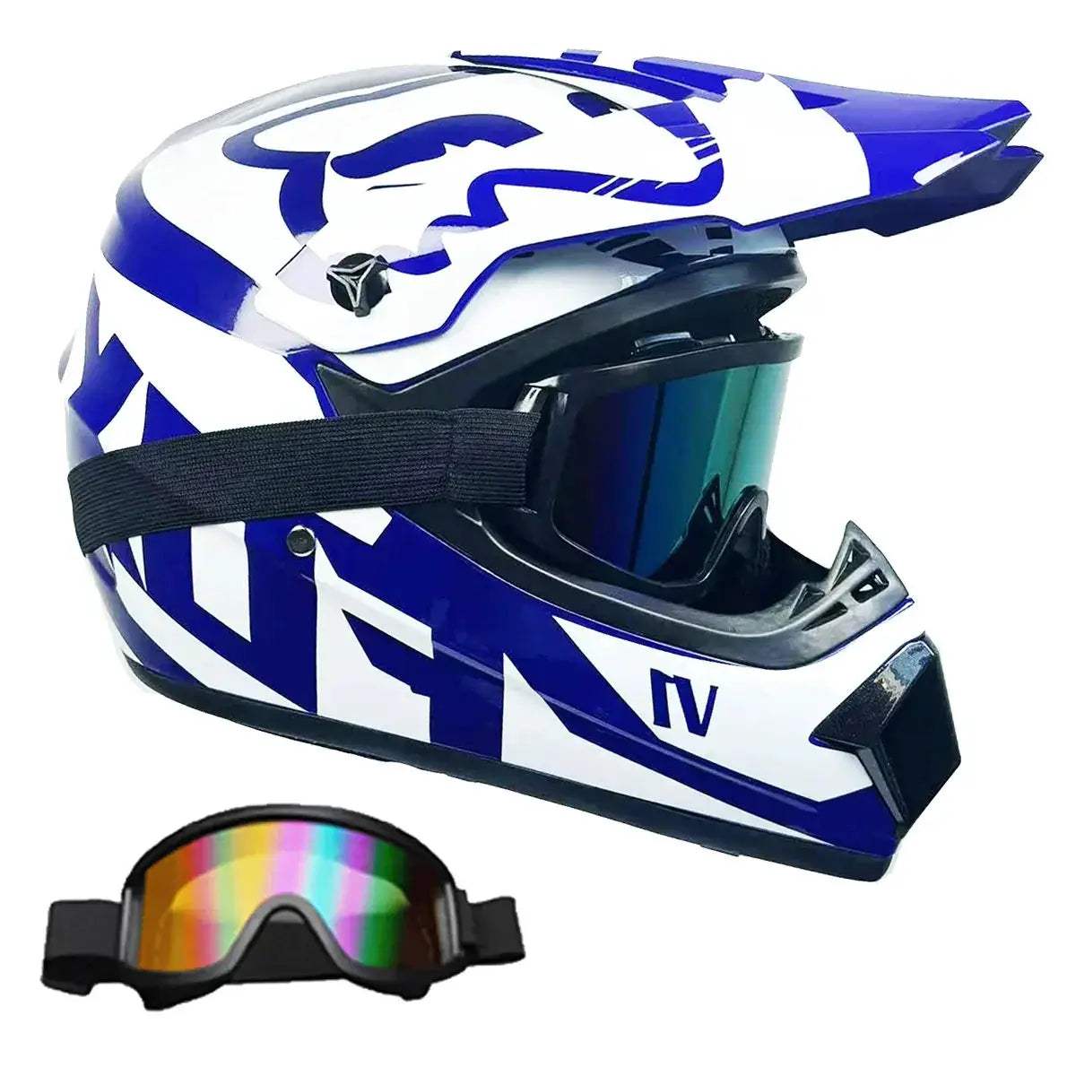 Kids Motocross Helmet Full Face Safety For Off Road Adventures - ToylandEU