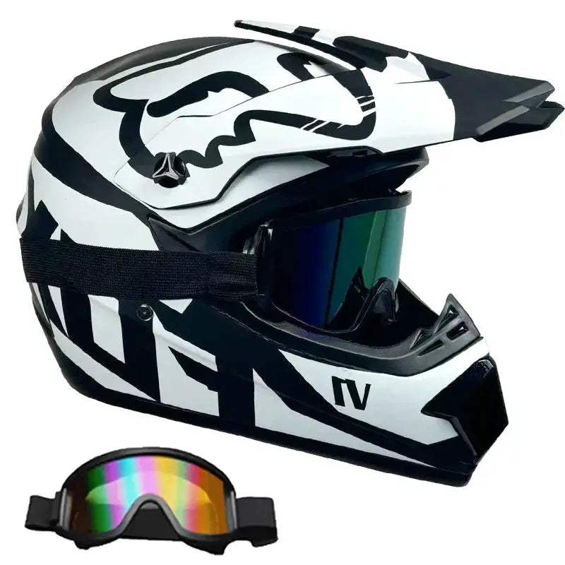 Kids Motocross Helmet Full Face Safety For Off Road Adventures - ToylandEU