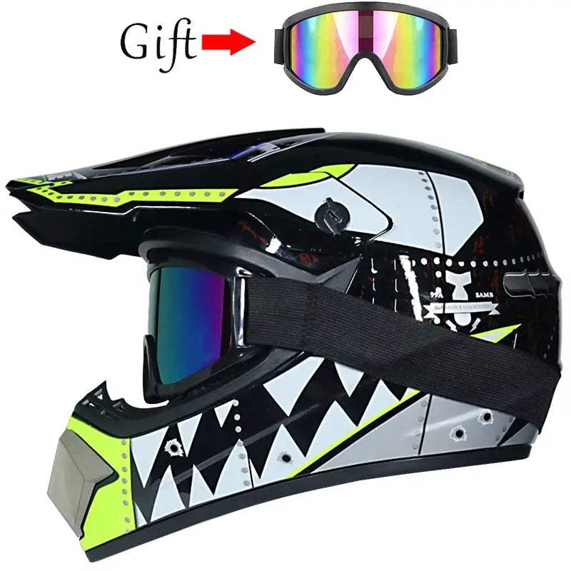 Kids Motocross Helmet Off Road Dirt Bike Dot Certified - ToylandEU