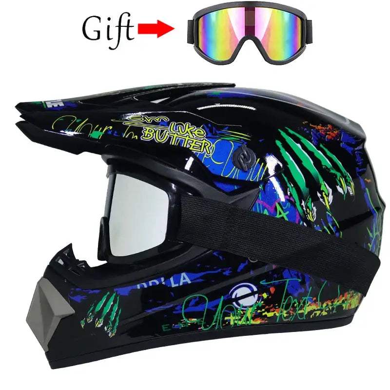Kids Motocross Helmet Off Road Dirt Bike Dot Certified - ToylandEU