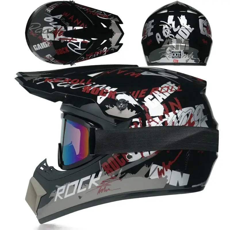 Kids Motocross Helmet Off Road Dirt Bike Dot Certified - ToylandEU