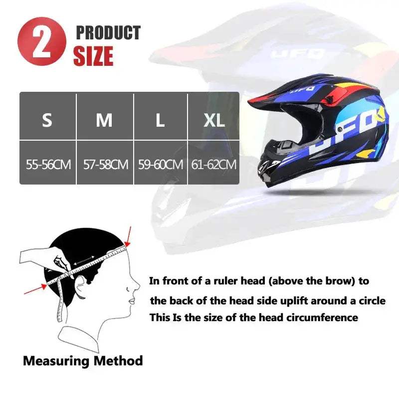 Kids Motocross Helmet Off Road Safety And Durable Dot Certified - ToylandEU