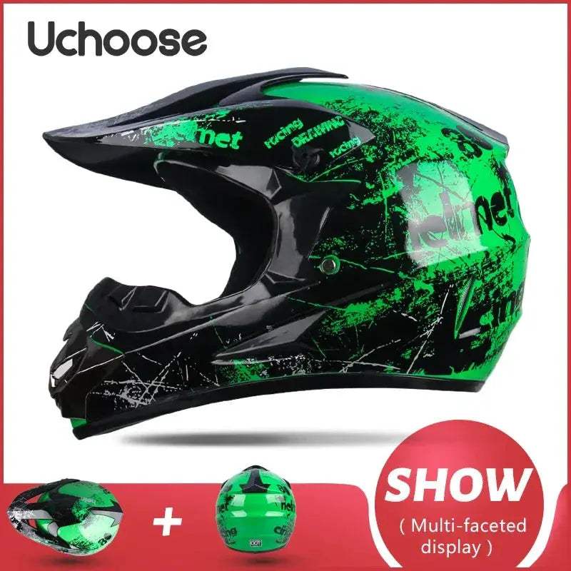 Kids Motocross Helmet Off Road Safety And Durable Dot Certified - ToylandEU
