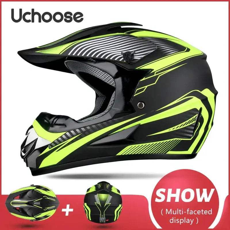 Kids Motocross Helmet Off Road Safety And Durable Dot Certified - ToylandEU