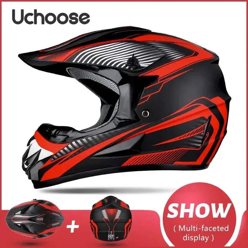 Kids Motocross Helmet Off Road Safety And Durable Dot Certified - ToylandEU