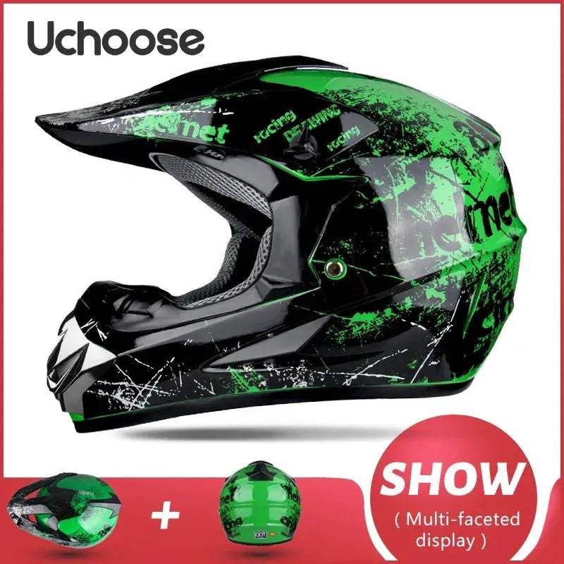 Kids Motocross Helmet Off Road Safety And Durable Dot Certified - ToylandEU