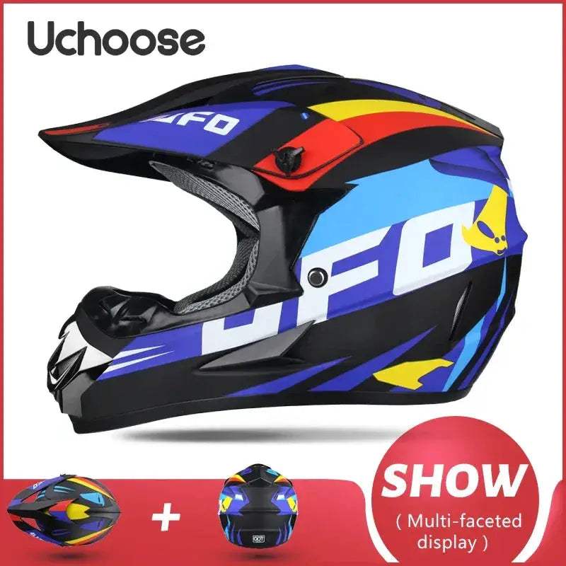 Kids Motocross Helmet Off Road Safety And Durable Dot Certified - ToylandEU