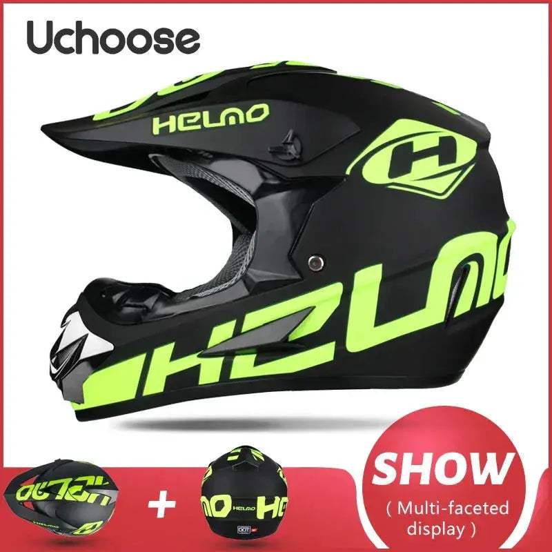 Kids Motocross Helmet Off Road Safety And Durable Dot Certified - ToylandEU