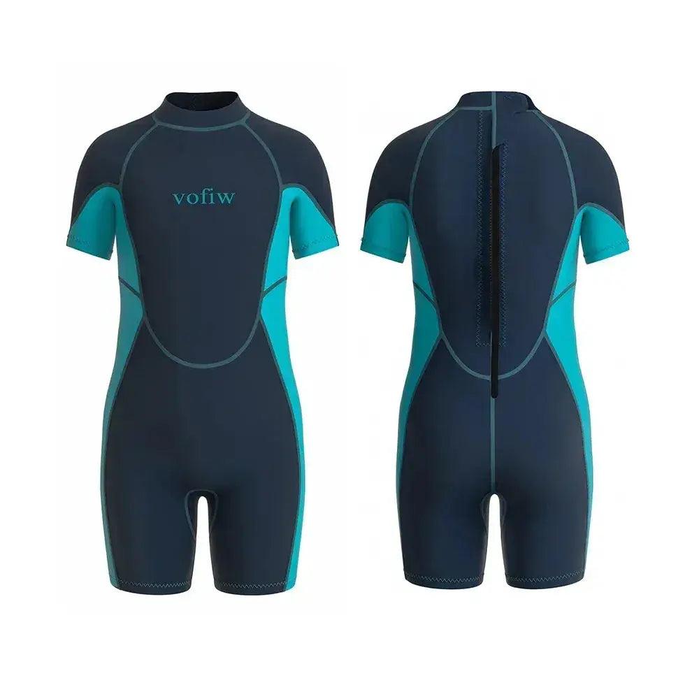  Kids Neoprene Shorty Wetsuit Back Zipper Surfing -  ToylandEU™