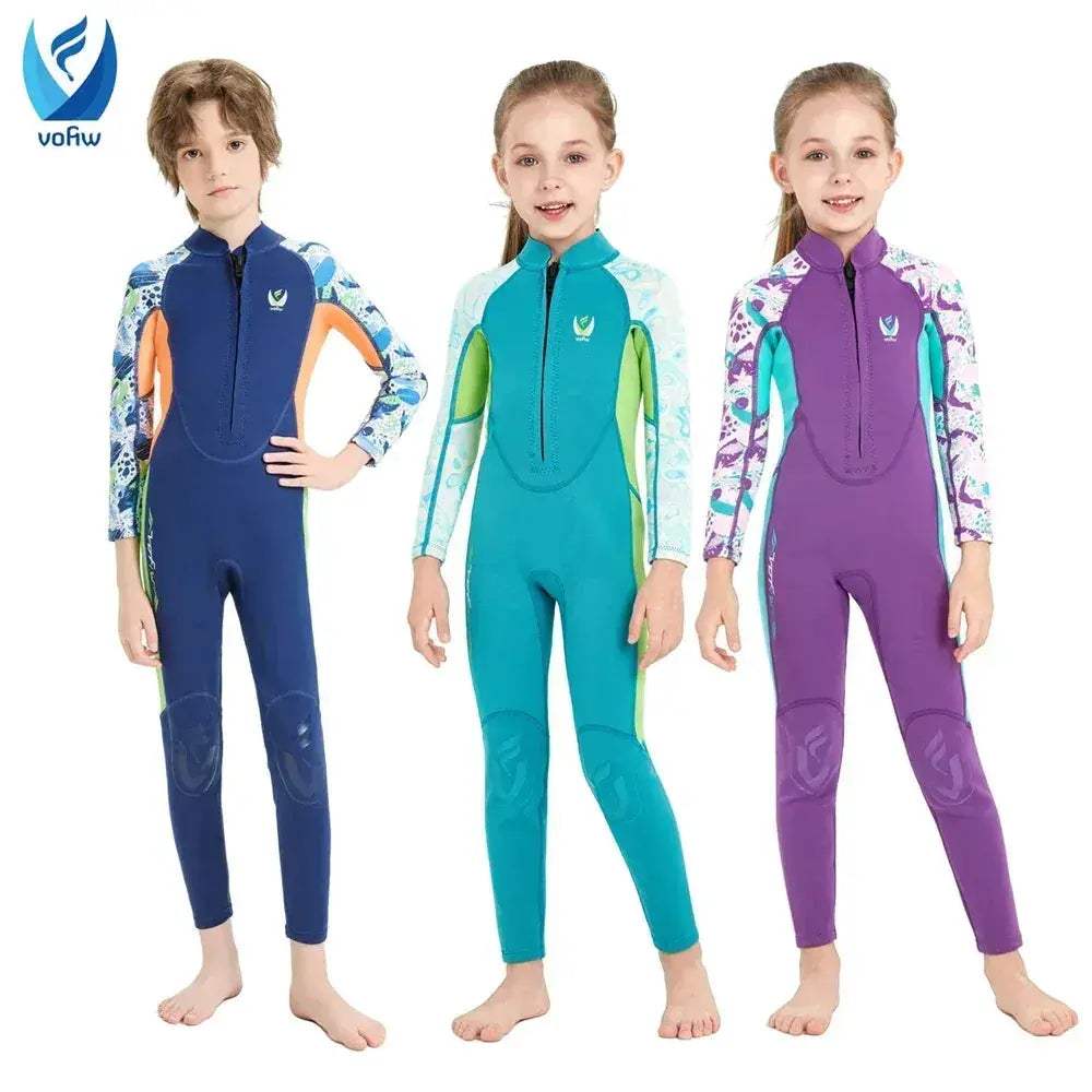 Kids Neoprene Wetsuit 1.5Mm Thermal One Piece Cold Proof - ToylandEU