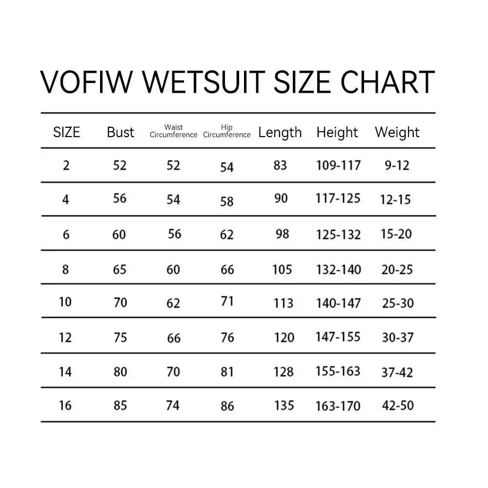 Kids Neoprene Wetsuit 1.5Mm Thermal One Piece Cold Proof - ToylandEU