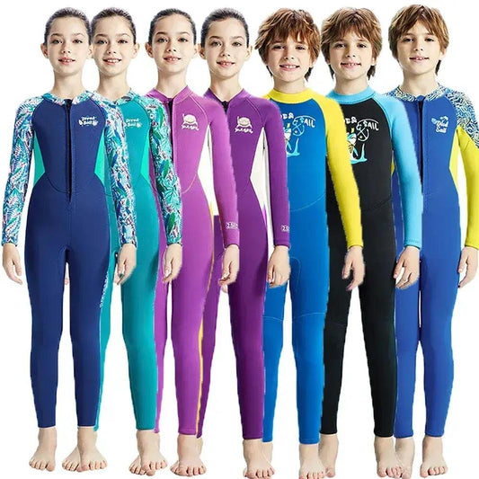  Kids Neoprene Wetsuit 2.5mm Keeps Warm Swimwear -  ToylandEU™