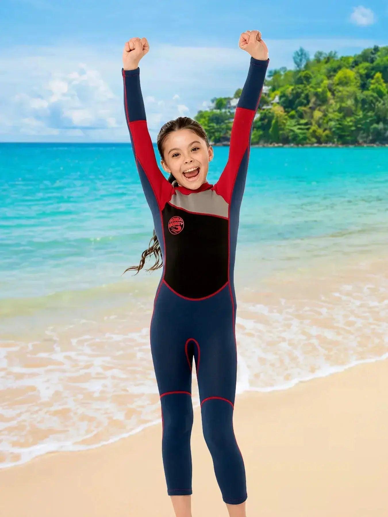  Kids Neoprene Wetsuit 2 5mm Long Sleeve Chemical Free -  ToylandEU™