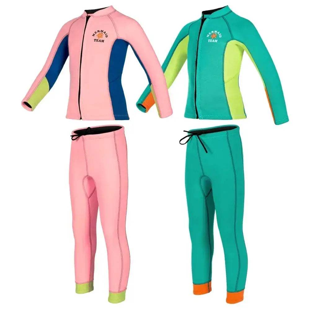 Kids Neoprene Wetsuit 2.5mm Sun Protective Rash Guard - ToylandEU
