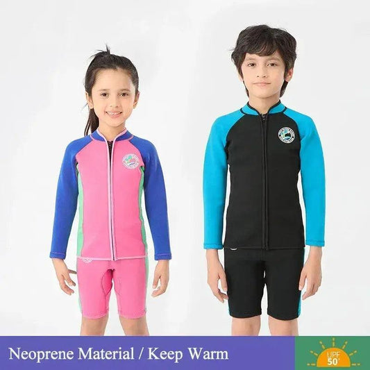  Kids Neoprene Wetsuit 2mm Stretchy Two Piece Surfing -  ToylandEU™