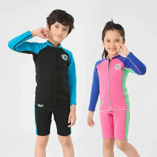  Kids Neoprene Wetsuit 2mm Stretchy Two Piece Surfing -  ToylandEU™