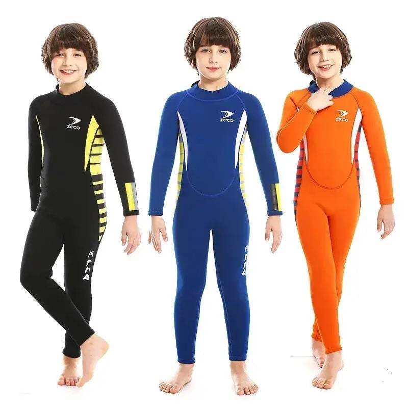 Kids Neoprene Wetsuit 3mm 2.5mm Full Body Warmth Waterproof - ToylandEU