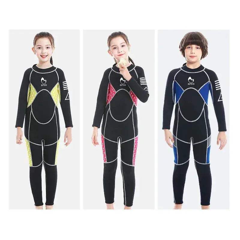Kids Neoprene Wetsuit 3mm 2.5mm Full Body Warmth Waterproof - ToylandEU