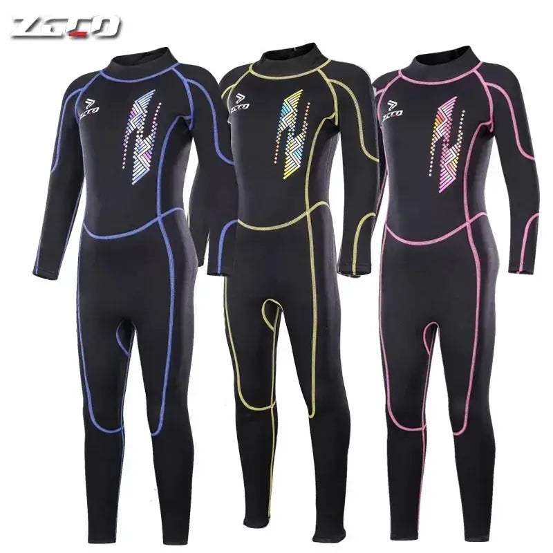 Kids Neoprene Wetsuit 3mm 2.5mm Full Body Warmth Waterproof - ToylandEU