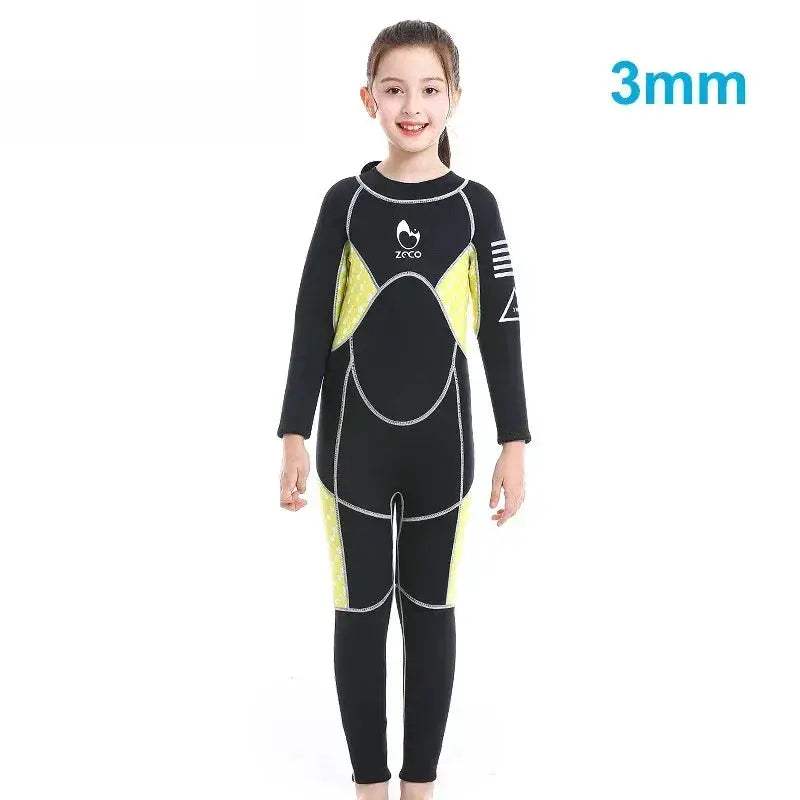 Kids Neoprene Wetsuit 3mm 2.5mm Full Body Warmth Waterproof - ToylandEU