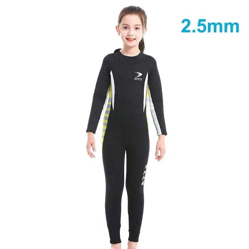 Kids Neoprene Wetsuit 3mm 2.5mm Full Body Warmth Waterproof - ToylandEU