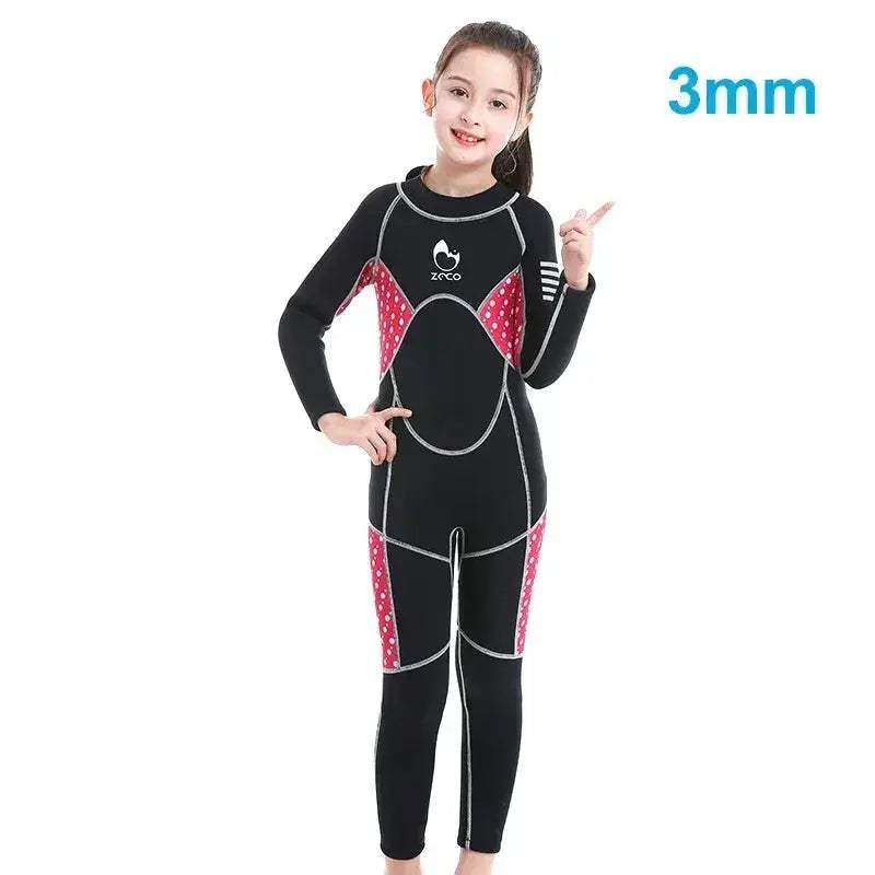 Kids Neoprene Wetsuit 3mm 2.5mm Full Body Warmth Waterproof - ToylandEU