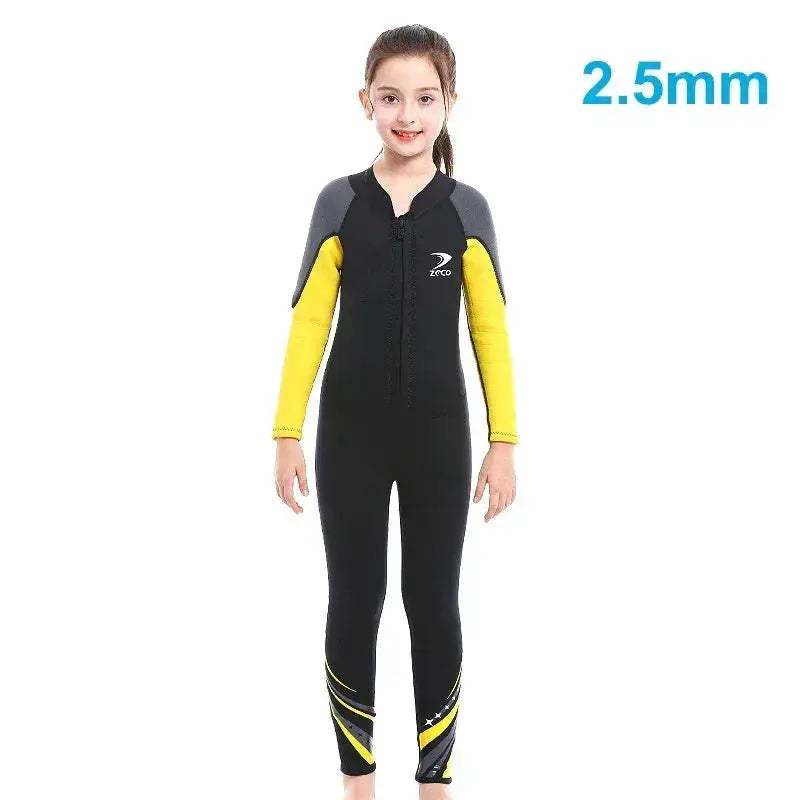 Kids Neoprene Wetsuit 3mm 2.5mm Full Body Warmth Waterproof - ToylandEU
