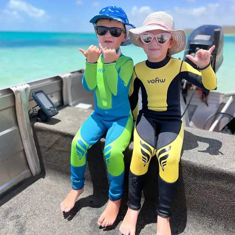 Kids Neoprene Wetsuit 3mm Back Zip Keeps Warm For Winter - ToylandEU