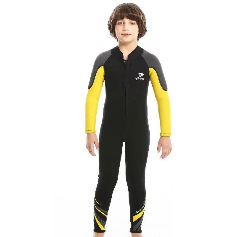  Kids Neoprene Wetsuit Front Zip 2.5mm Durable Swimming -  ToylandEU™