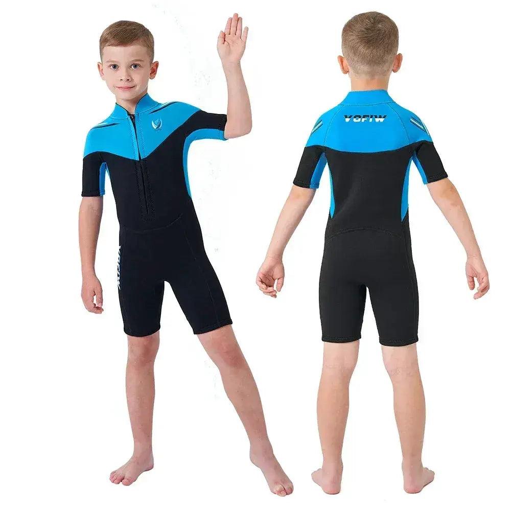 Kids Neoprene Wetsuit Front Zip For Surfing Warmth -  ToylandEU™