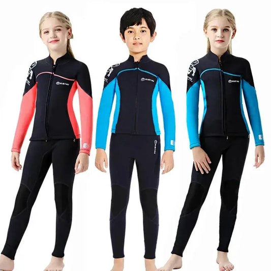  Kids Neoprene Wetsuit Keeps Warm For Swimming Surfing -  ToylandEU™
