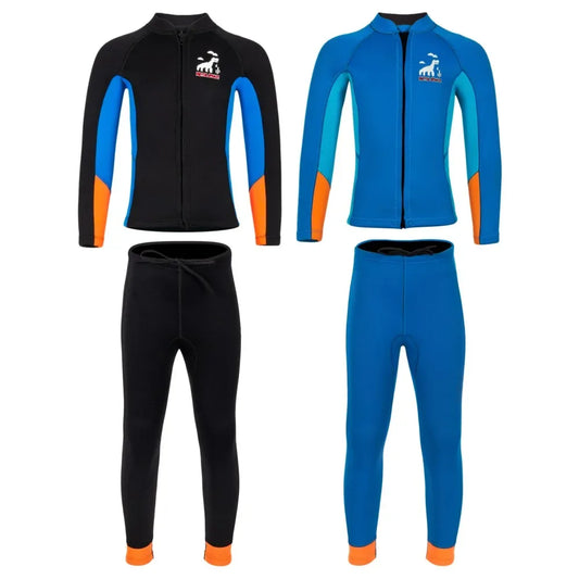 Kids Neoprene Wetsuit With Front Zip For Surfing And Swimming - ToylandEU