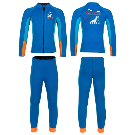 Kids Neoprene Wetsuit With Front Zip For Surfing And Swimming - ToylandEU