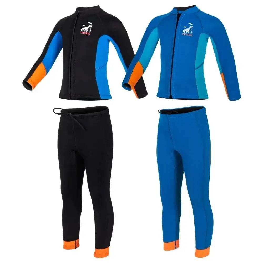 Kids Neoprene Wetsuit With Front Zip For Surfing And Swimming - ToylandEU