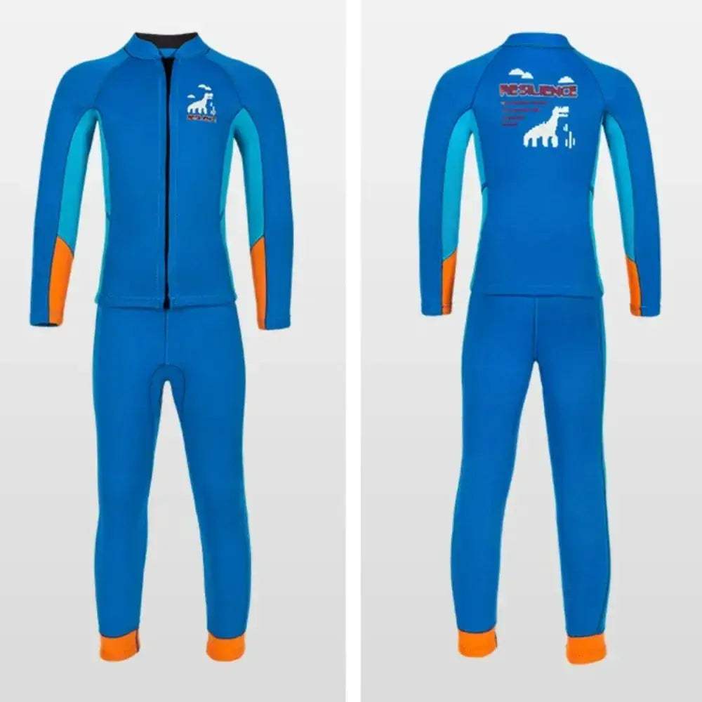 Kids Neoprene Wetsuit With Front Zip For Surfing And Swimming - ToylandEU