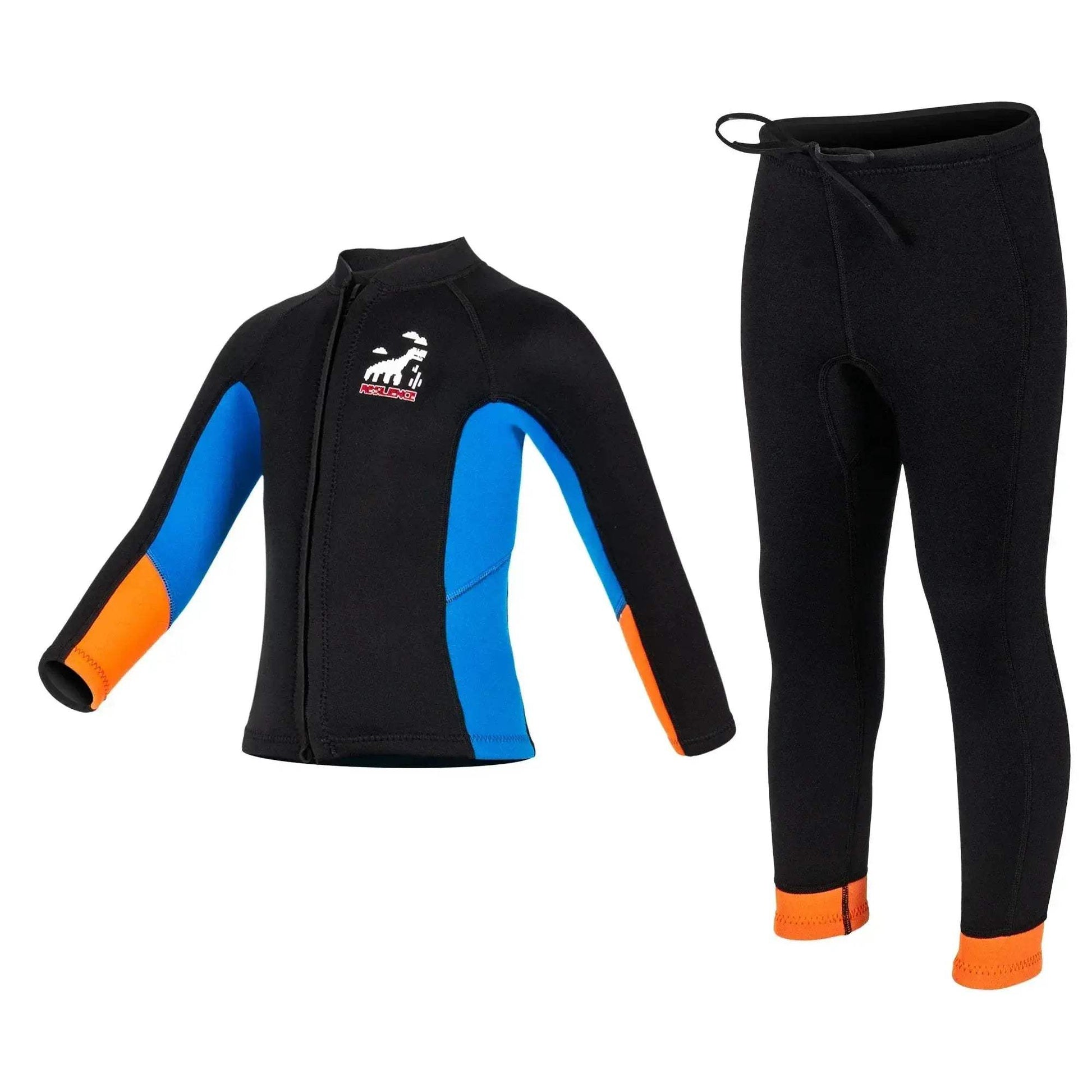 Kids Neoprene Wetsuit With Front Zip For Surfing And Swimming - ToylandEU