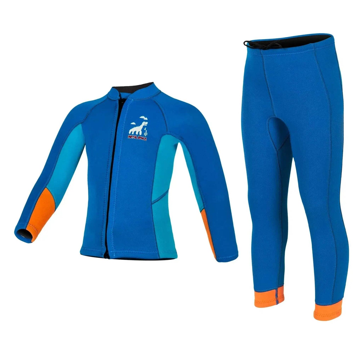 Kids Neoprene Wetsuit With Front Zip For Surfing And Swimming - ToylandEU