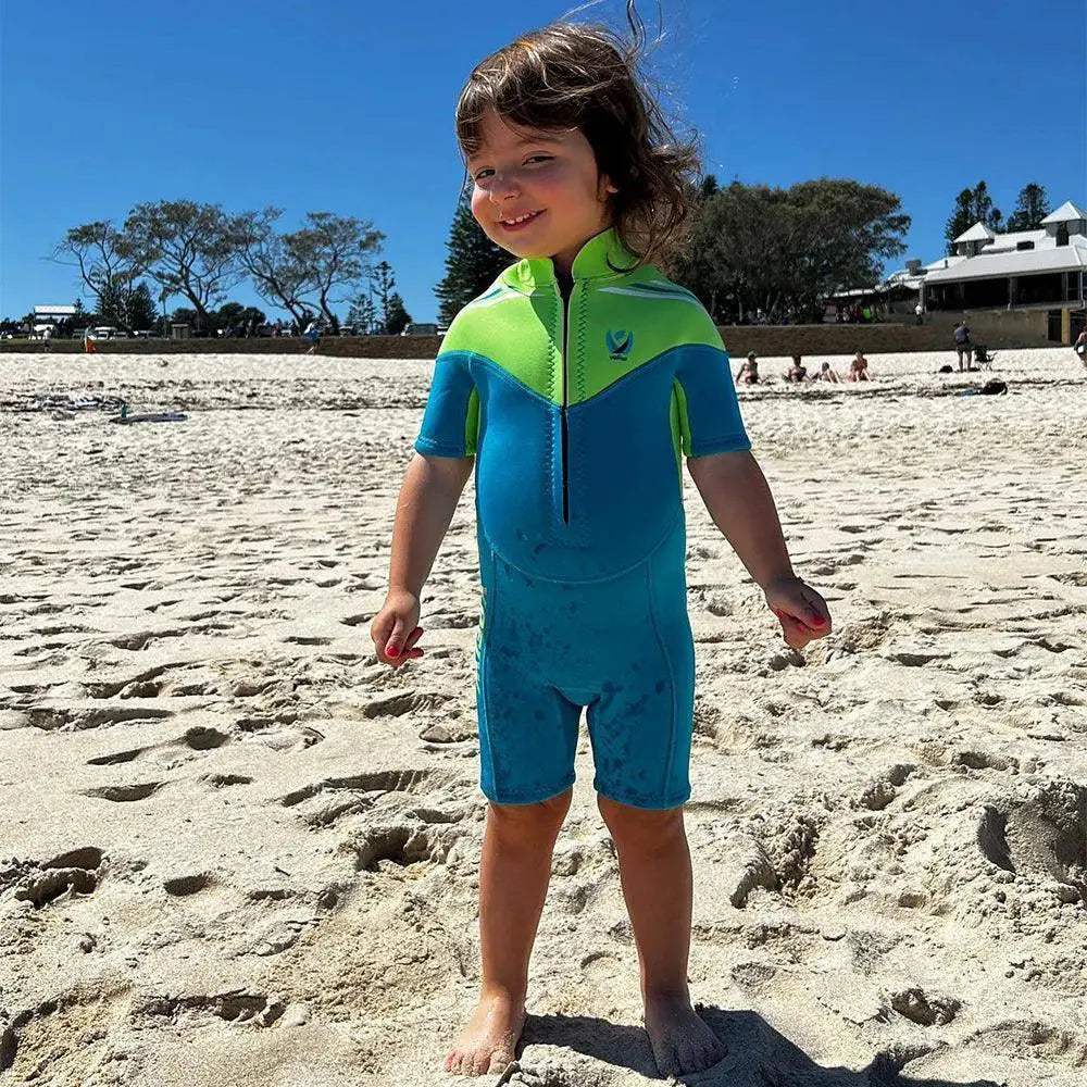 Kids Neoprene Wetsuit With Front Zip For Surfing Warmth - ToylandEU