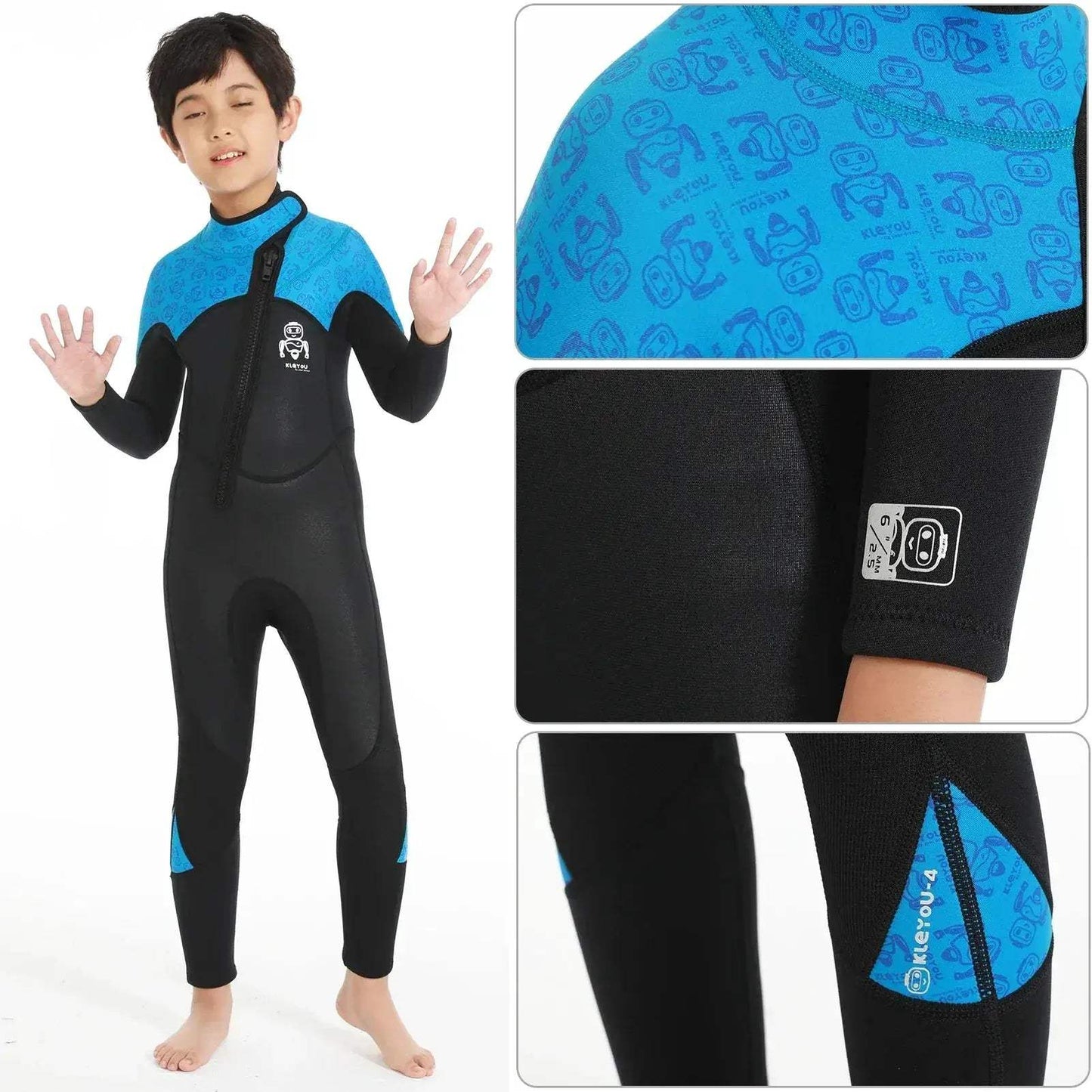 Kids Neoprene Wetsuit With UPF50 Sun Protection For Boys - ToylandEU