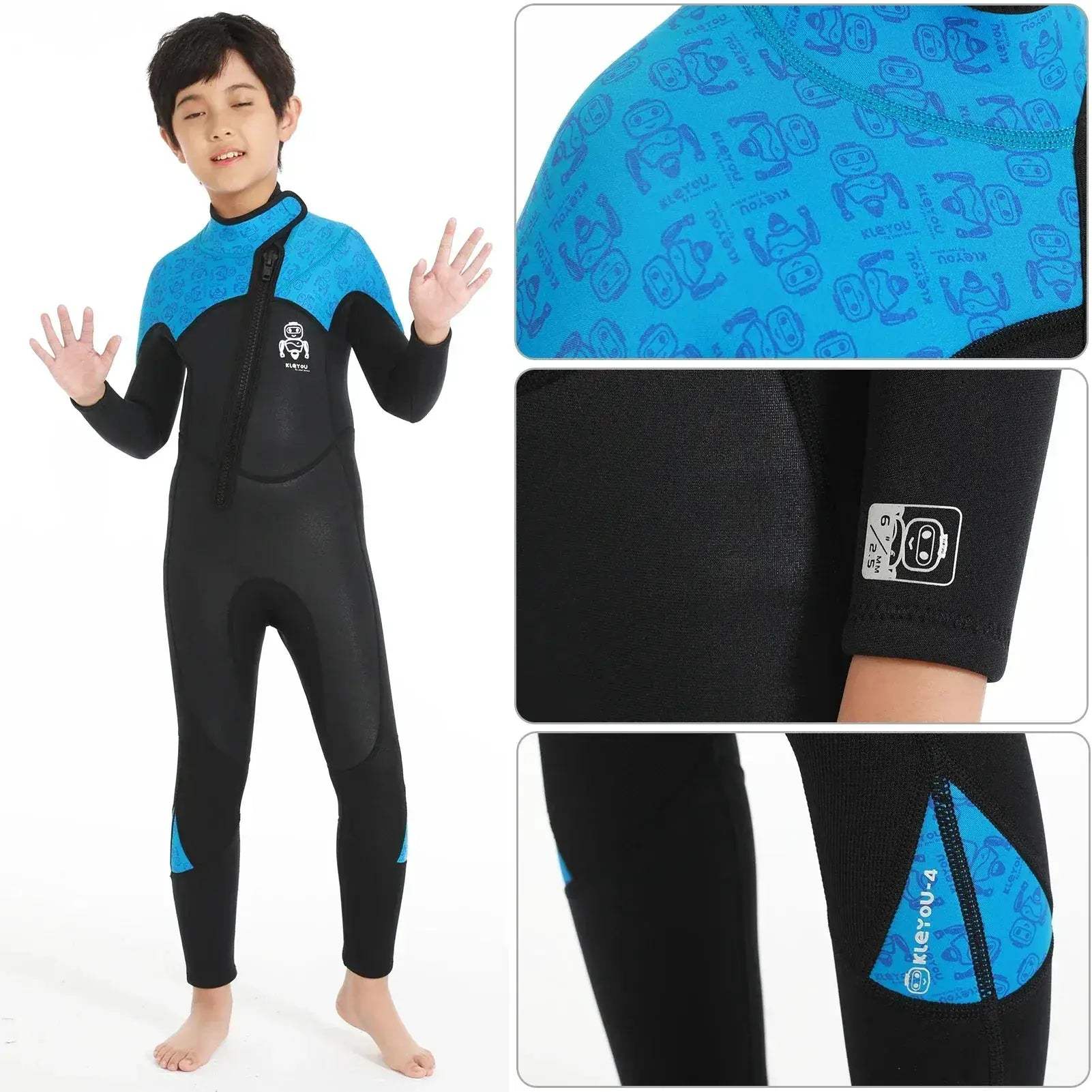 Kids Neoprene Wetsuit With UPF50 Sun Protection For Boys - ToylandEU