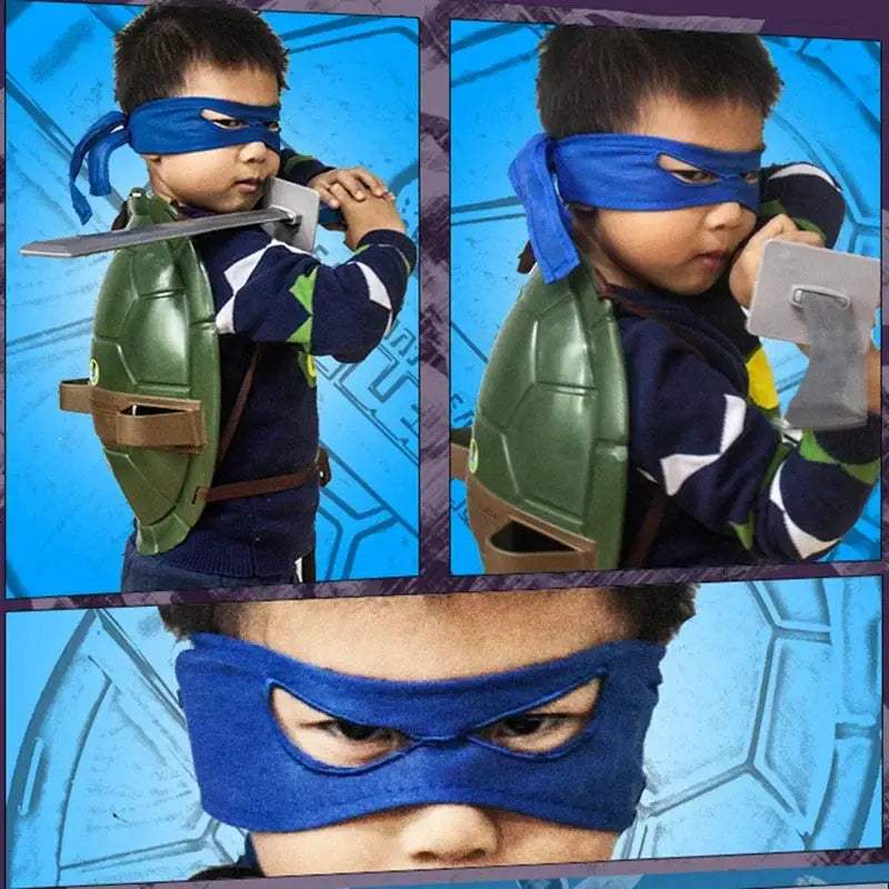  Kids Ninja Cosplay Props Eye Mask And Nunchaku Durable -  ToylandEU™