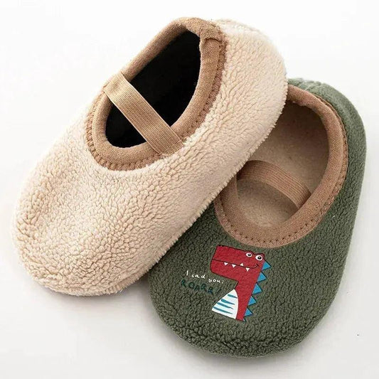  Kids Non Slip Fleece Indoor Floor Socks Anti Slip -  ToylandEU™