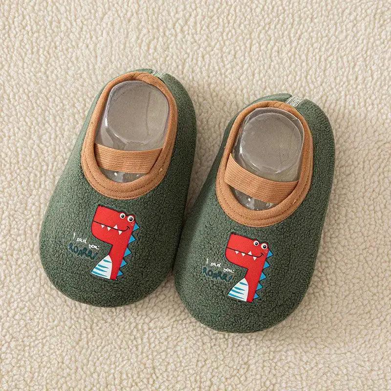  Kids Non Slip Fleece Indoor Floor Socks Anti Slip -  ToylandEU™